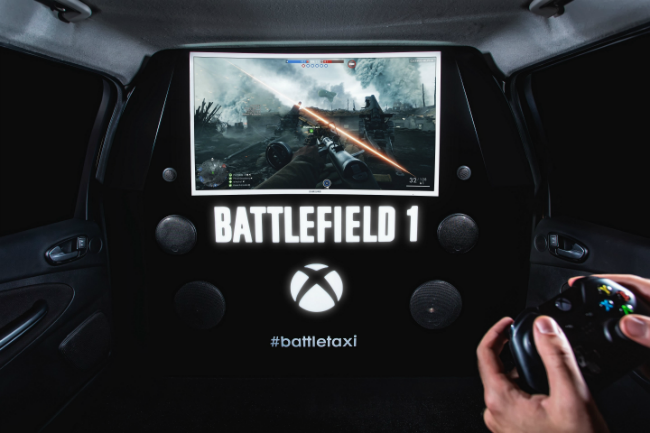 Battlefield 1 - москвичи могут первыми сыграть в новый шутер DICE, воспользовавшись услугами ;Яндекс.Такси
