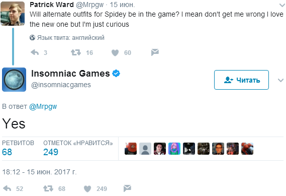 Spider-Man - Sony рассказала, когда стоит ждать игру. Разработчики ответили на вопрос о костюмах