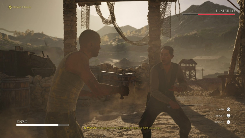 После кат-сцены у&amp;nbsp;Иль Мерло появится шкала здоровья.