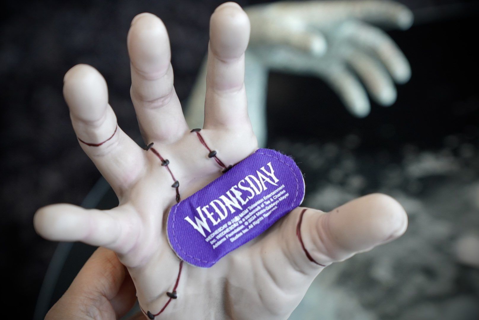 Создатель Death Stranding Хидео Кодзима показал распаковку мерчендайза по сериалу "Уэнсдей"