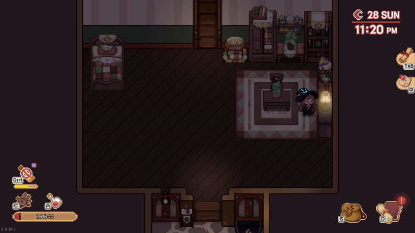 Хижина в&amp;nbsp;самом начале игры уютная, но&amp;nbsp;крохотная, поэтому в&amp;nbsp;дальнейшем её&amp;nbsp;предложат расширить. И&amp;nbsp;тут уже можно накупить мебель и&amp;nbsp;обставить всё на&amp;nbsp;свой вкус.