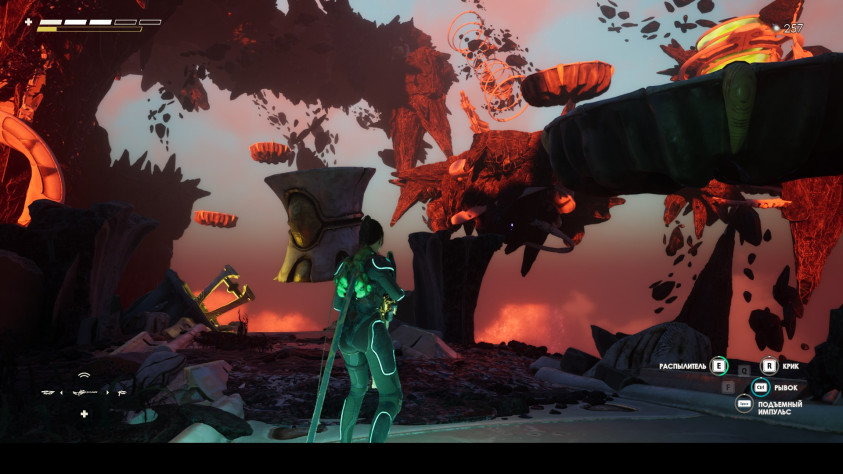 Зато инопланетные пейзажи действительно выразительные.