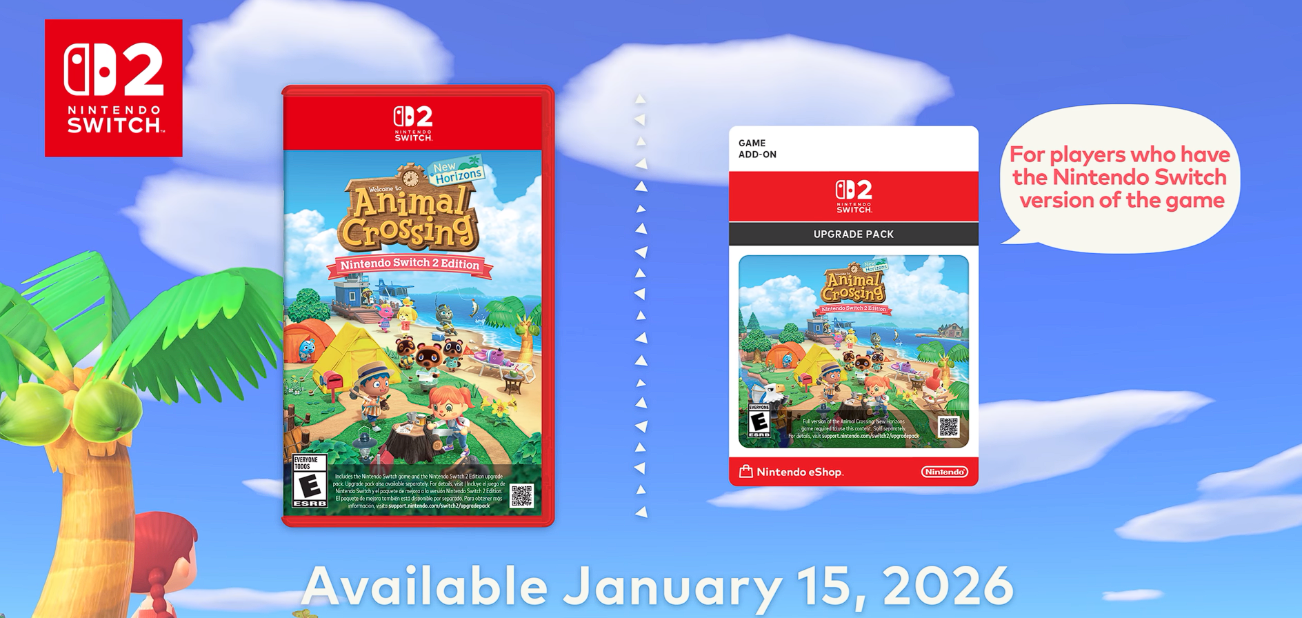 Nintendo анонсировала Animal Crossing: New Horizons для Switch 2 — игра получит крупное контентное обновление