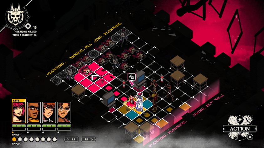 Demonschool: Обзор забавной истории с боями в духе Into the Breach