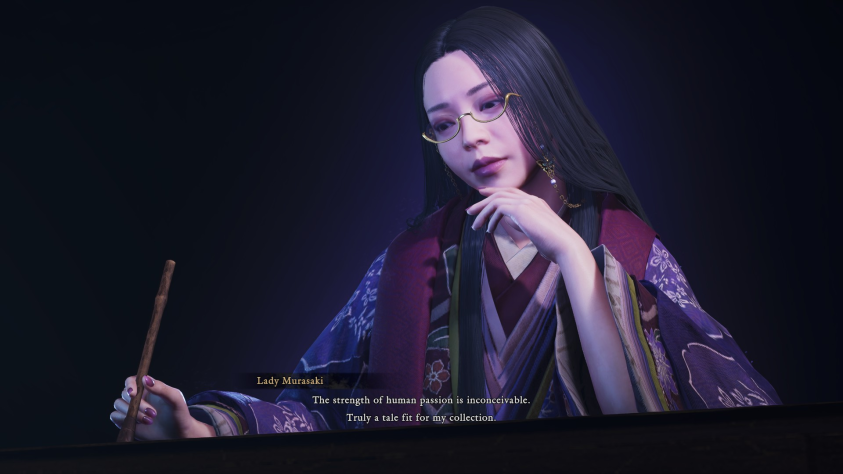 По&amp;nbsp;ходу Way of&amp;nbsp;the Sword также можно встретить поэтессу Мурасаки Сикибу (Murasaki Shikibu). Хотя она умерла в&amp;nbsp;XI&amp;nbsp;веке, задолго до&amp;nbsp;начала событий Onimusha, писательница по-прежнему увлечена творчеством&amp;nbsp;— даже нашествие бесов не&amp;nbsp;способно отвлечь её&amp;nbsp;от&amp;nbsp;работы.